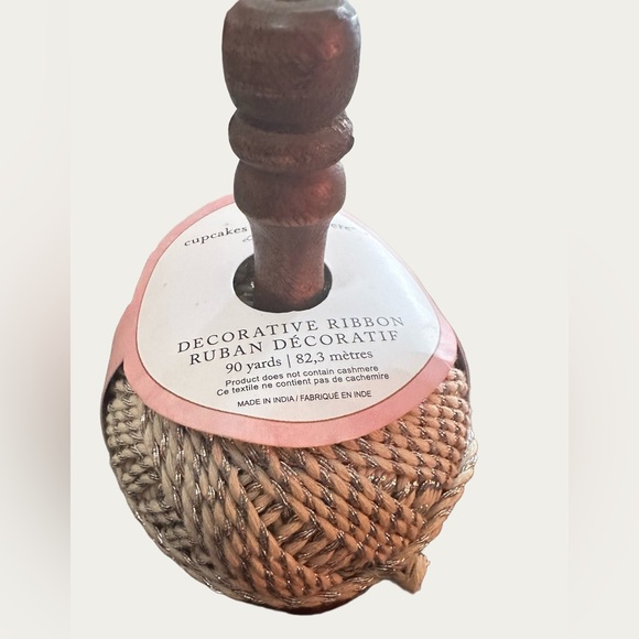 Cupcakes & Cashmere Natural Twine with Wooden Handle - Picture 3 of 11